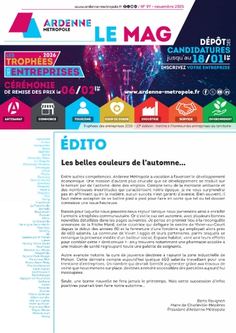 ARDENNE METROPOLE - LE MAG 97 novembre 2025