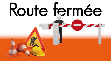 route fermée