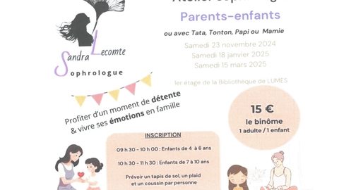 ATELIER SOPHROLOGIE PARENTS-ENFANTS