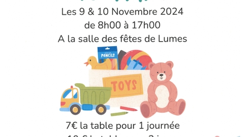 BOURSE AUX JOUETS DES ECOLIERS LUMICHONS