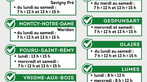 AMENAGEMENT HORAIRES DECHETTERIE ARDENNE METROPOLE