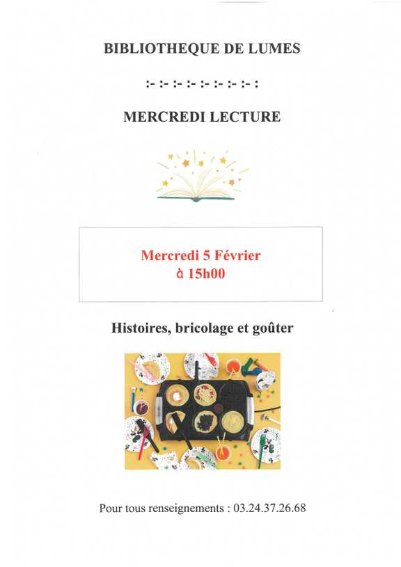 mercredi lecture