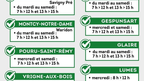 AMENAGEMENT HORAIRES DECHETTERIE ARDENNE METROPOLE