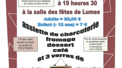 SOIREE BEAUJOLAIS DE L'ASSOCIATION FESTI LUMES